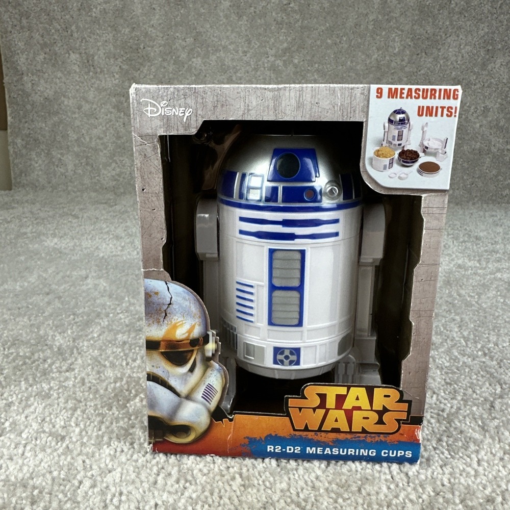 Disney Star Wars R2-D2 Measuring Cup Set 9pcs Nesting Reusable Plastic